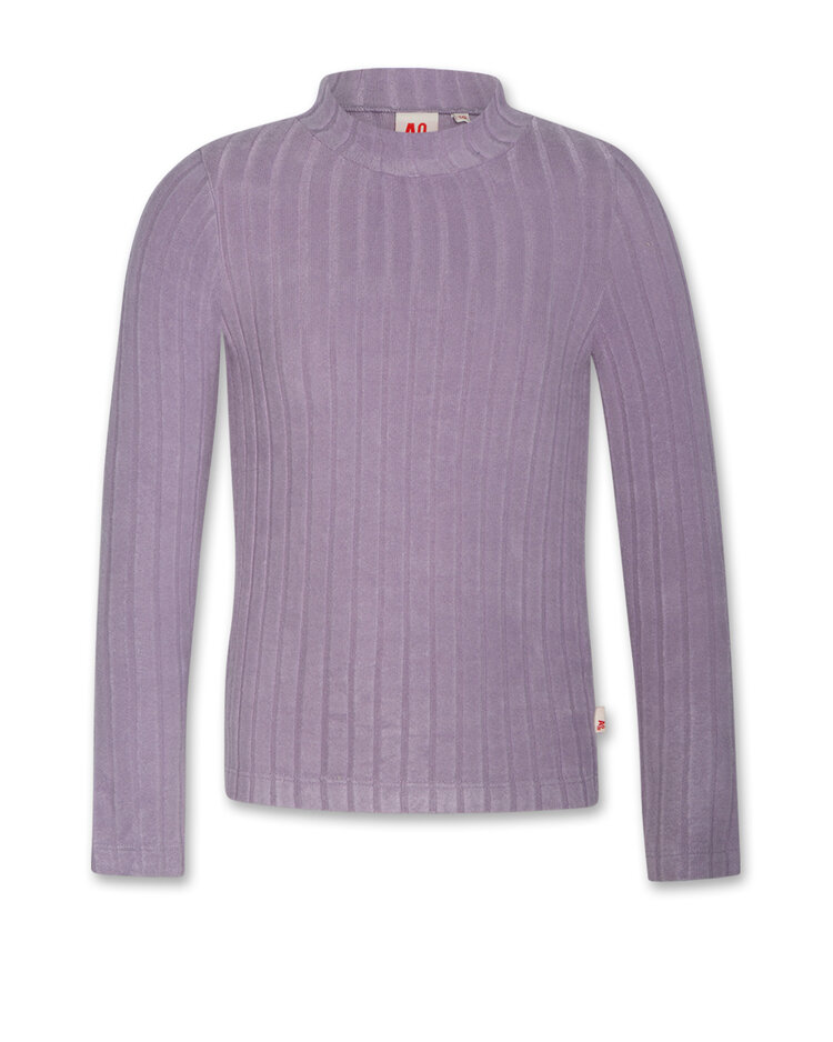 American Outfitters Cora T-shirt - Purple Ash
