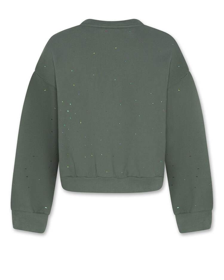 American Outfitters Noemi Sweater Strass - Forest