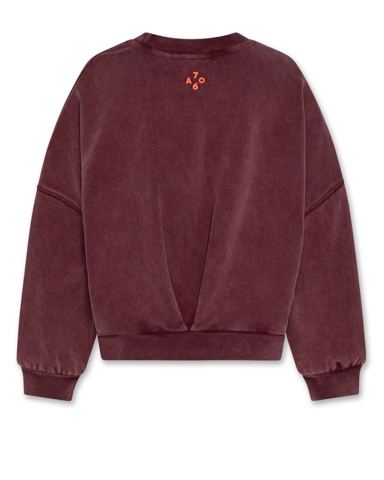 American Outfitters Lys Sweater Square - Bordeaux