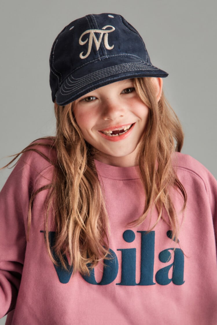 Mipounet Voila Fleece Sweatshirt - Blush Rose