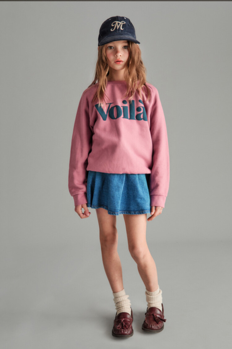 Mipounet Voila Fleece Sweatshirt - Blush Rose