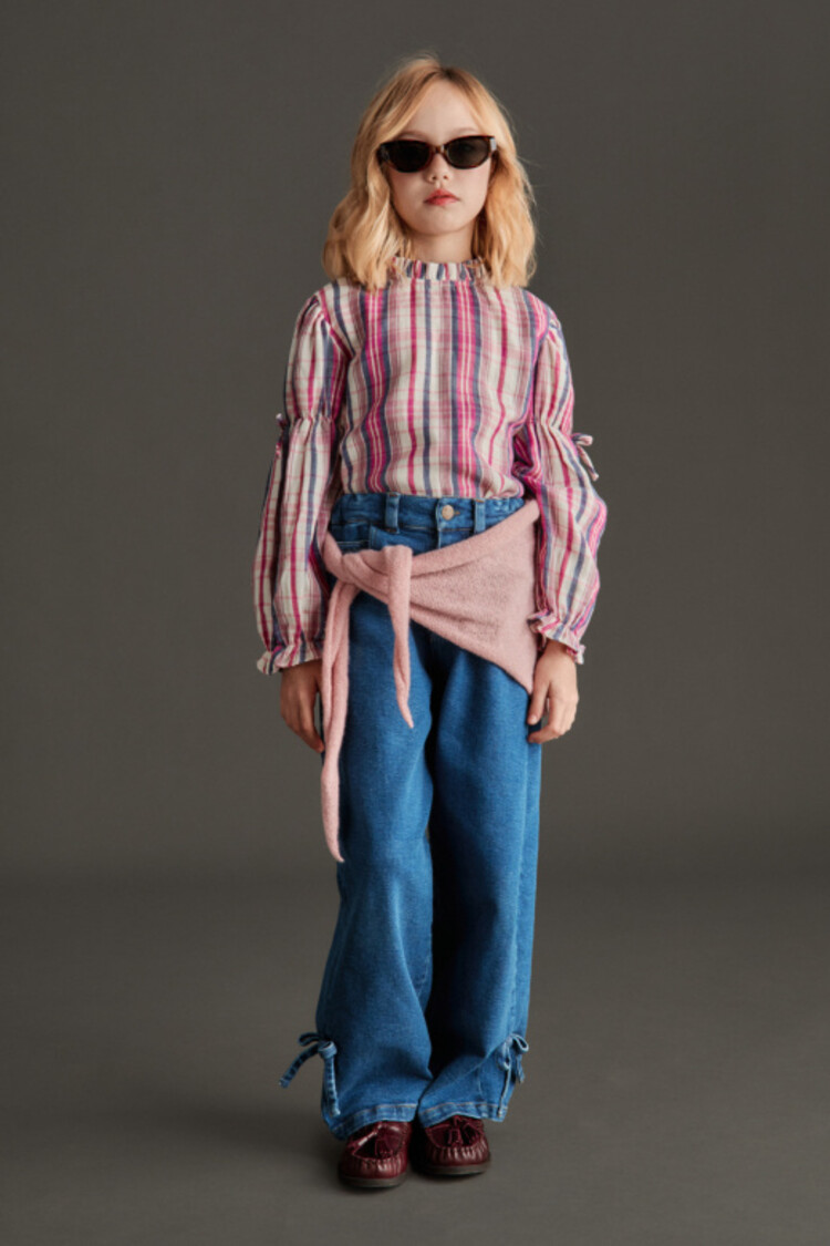 Mipounet Juliette Denim Pant - Blue