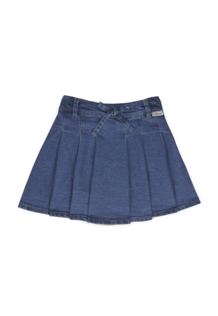 Mipounet Juliette Pleated Mini Skirt - Blue