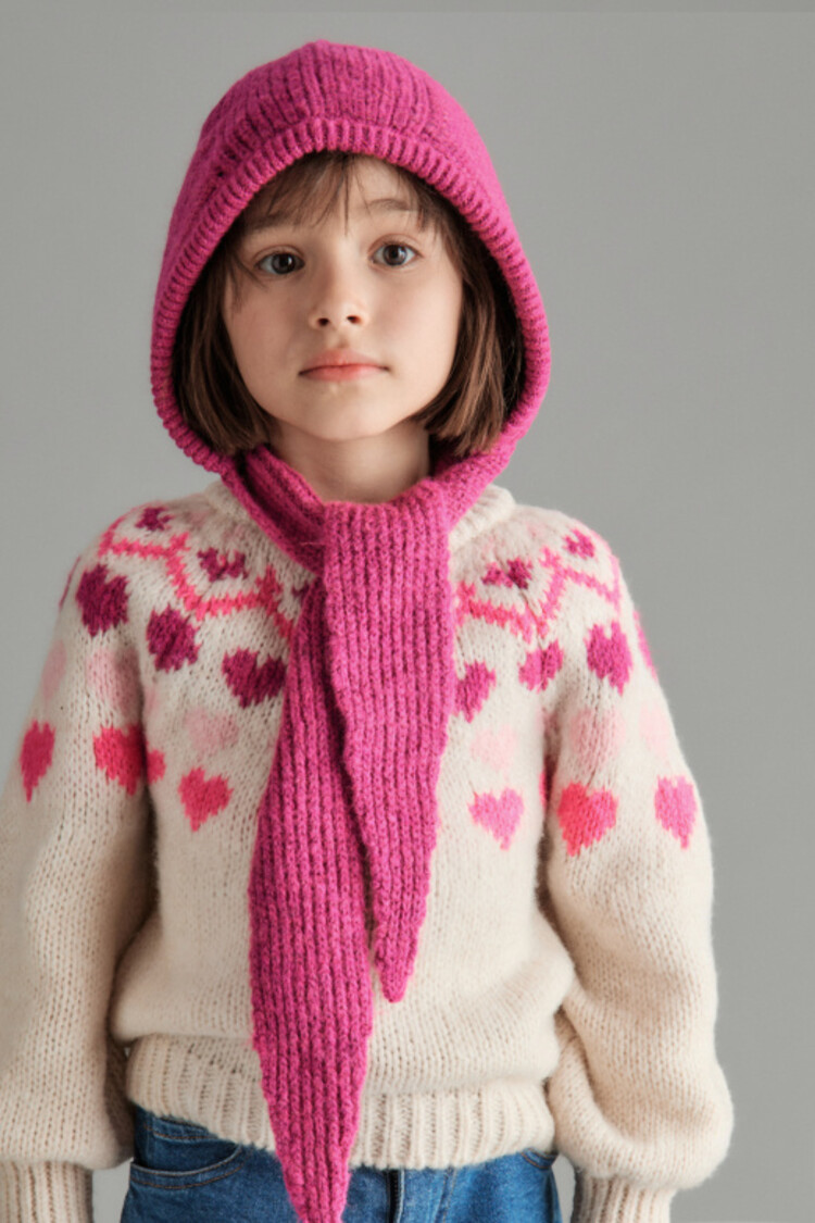 Mipounet Love Nordic Sweater - Ecru