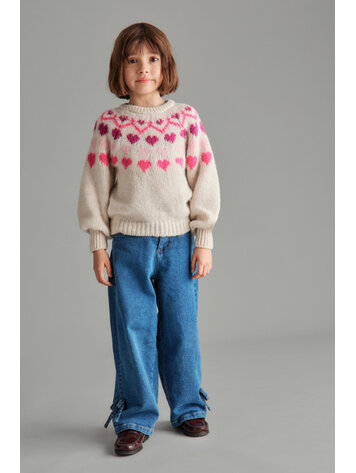 Mipounet Love Nordic Sweater - Ecru