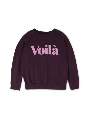 Mipounet Voila Fleece Sweatshirt - Aubergine