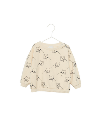 Weekend House Kids City Dog All Over Sweatshirt - Sand