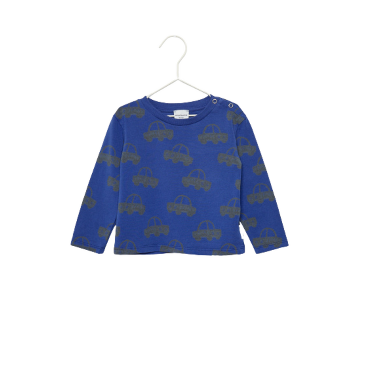 Weekend House Kids Cars All Over Baby T-shirt - Blue