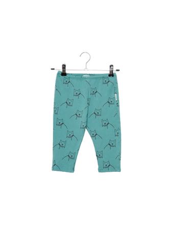 Weekend House Kids City Dog All Over Baby Leggings - Turquesa