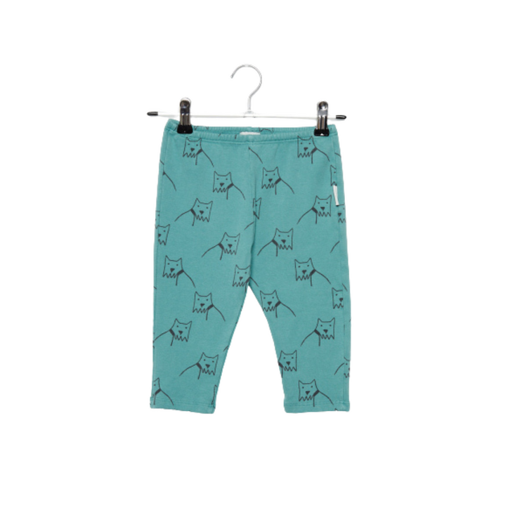 Weekend House Kids City Dog All Over Baby Leggings - Turquesa