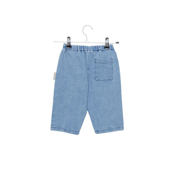 Weekend House Kids Pom Pom Dog Baby Denim Pants - Blue