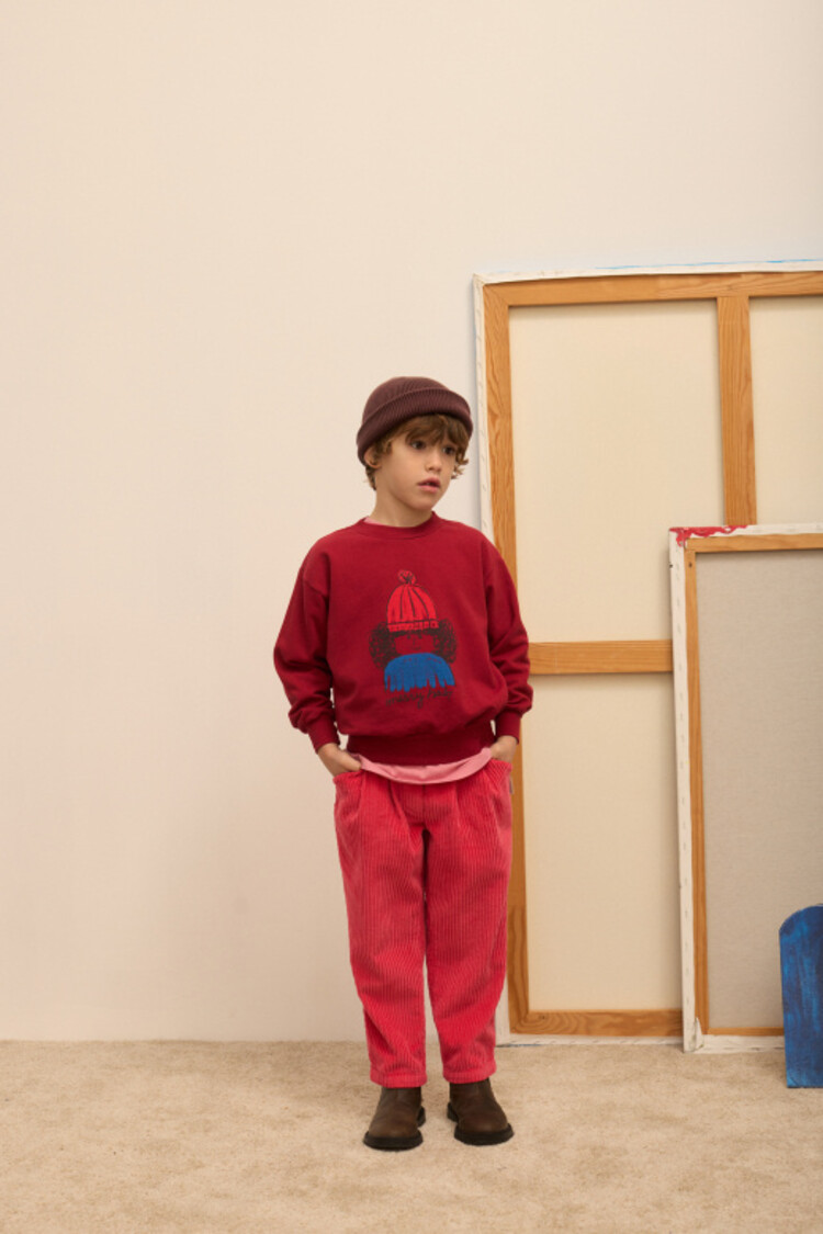 Weekend House Kids WHK Corduroy Pants - Red