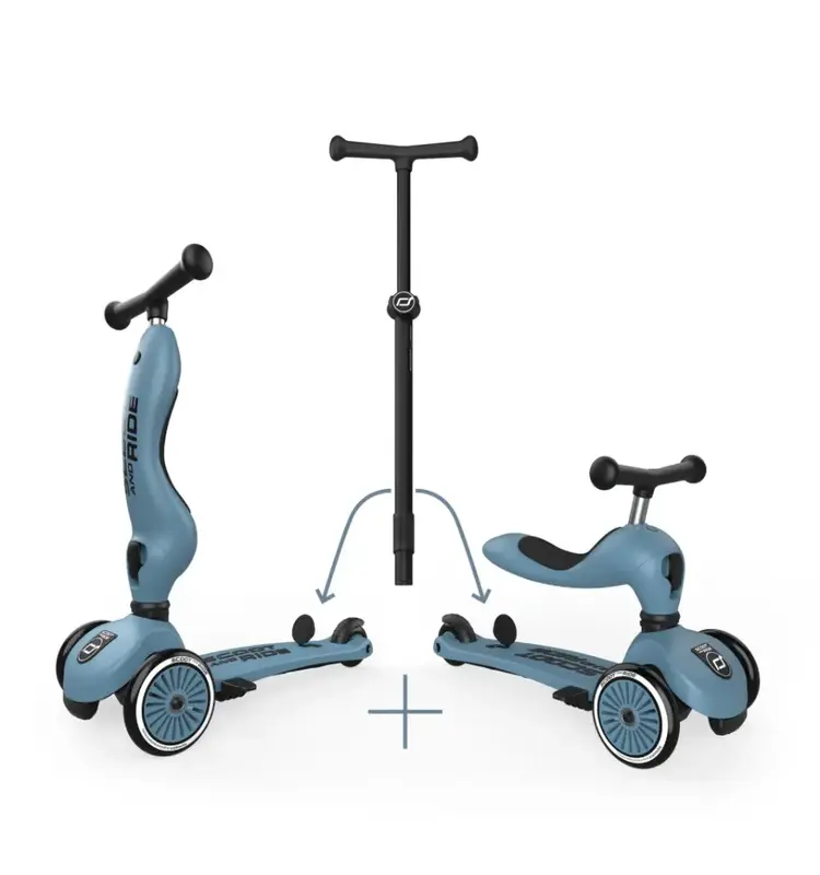 Scoot & Ride Scoot & Ride - Highwaykick 1 Push & Go - Steel