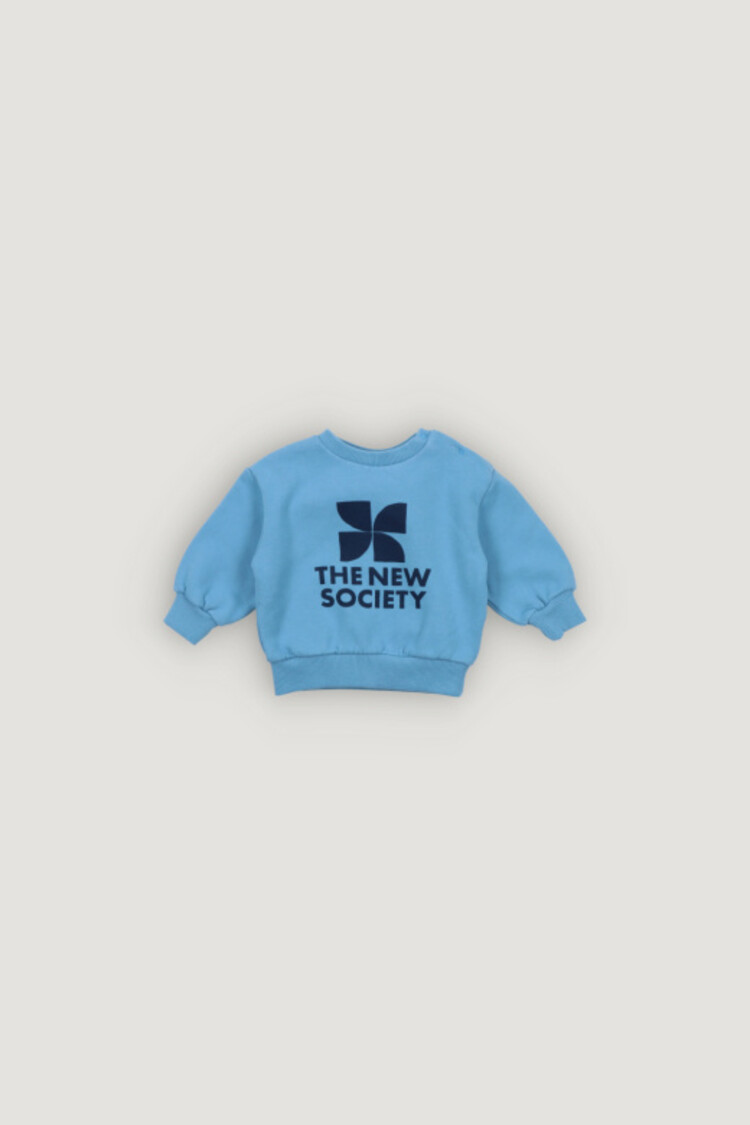 The New Society TNS Logo Baby Sweatshirt - Cyaneus
