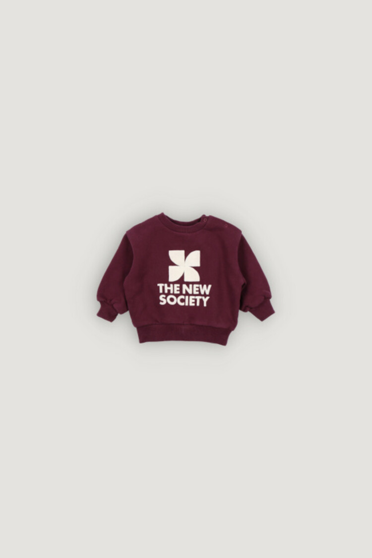 The New Society TNS Logo Baby Sweatshirt - Winetasting