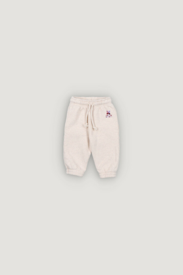 The New Society TNS Logo Baby Jogging - Whisper White Melange