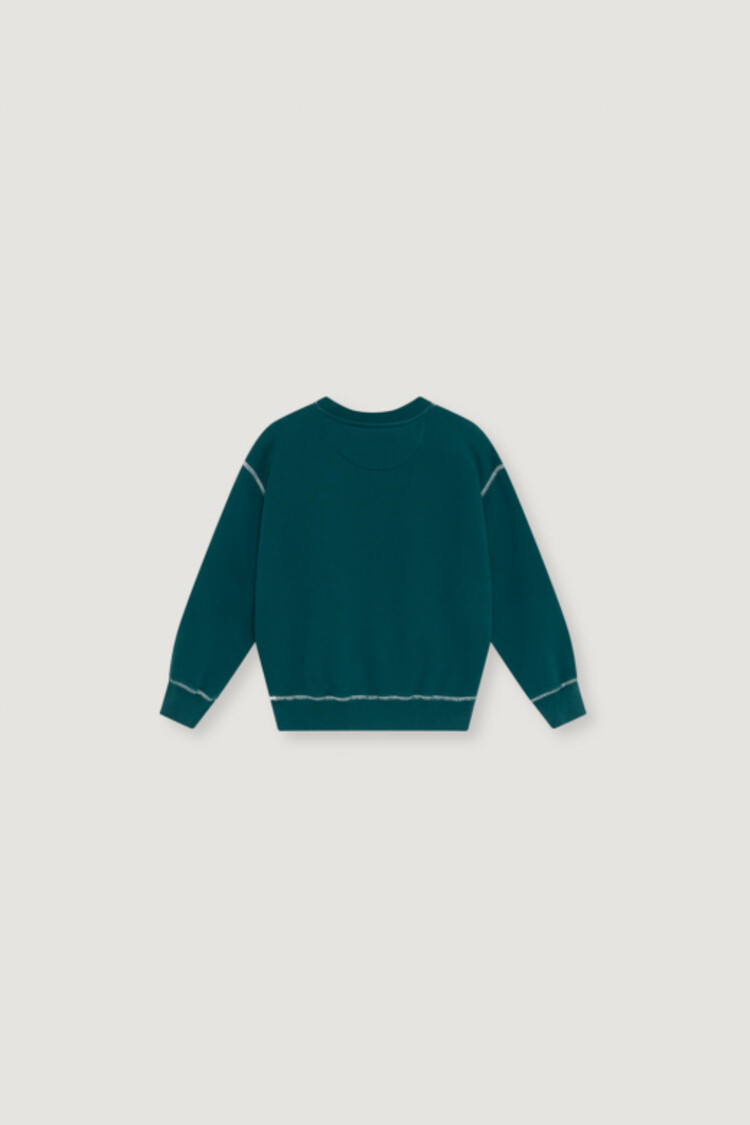 The New Society TNS Logo Sweatshirt - Dark Sea