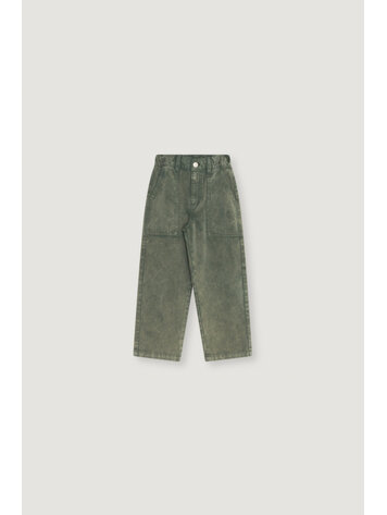 The New Society TNS Denim Baggy Pant - Tea Leaf