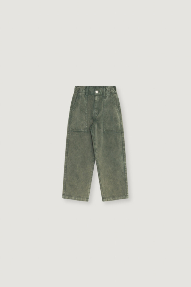 The New Society TNS Denim Baggy Pant - Tea Leaf