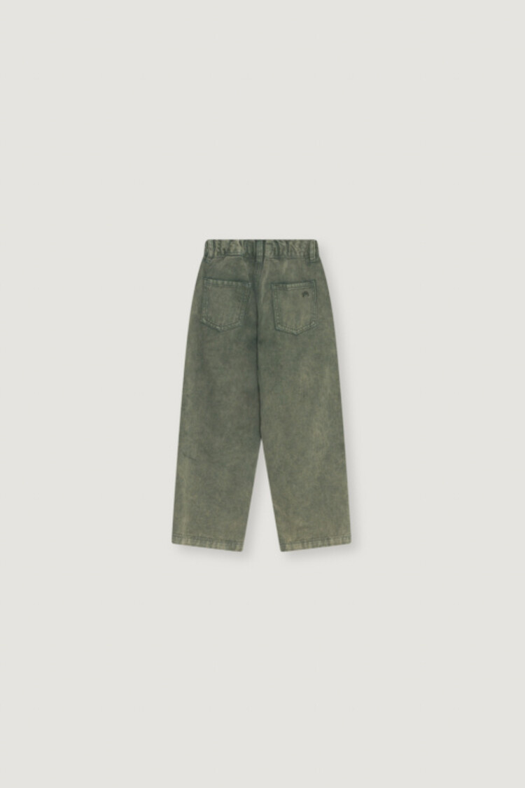 The New Society TNS Denim Baggy Pant - Tea Leaf