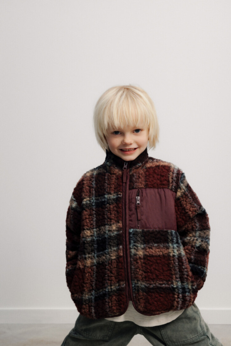 The New Society Roo Jacket - Roo Check