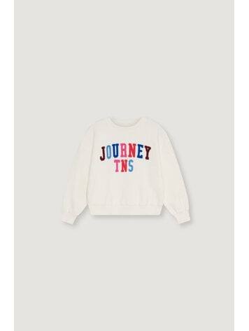 The New Society Feather Sweatshirt - Whisper White