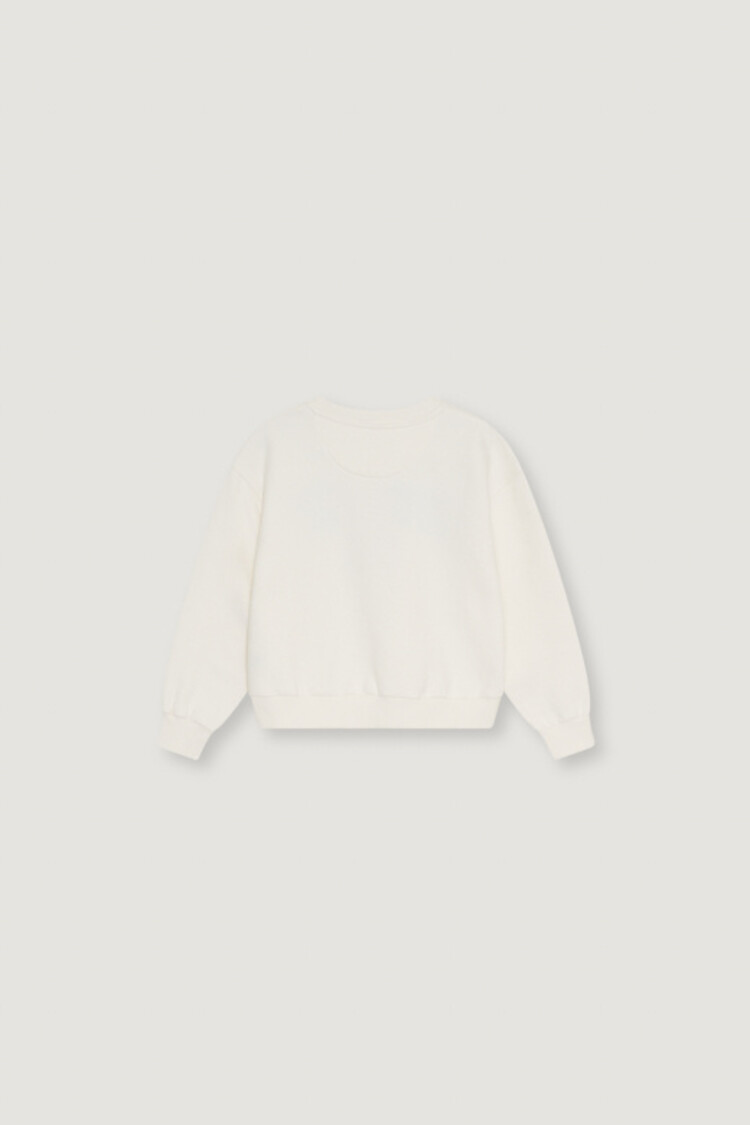 The New Society Feather Sweatshirt - Whisper White