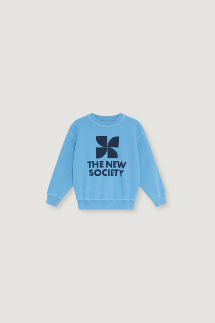 The New Society TNS Logo Sweatshirt - Cyaneus