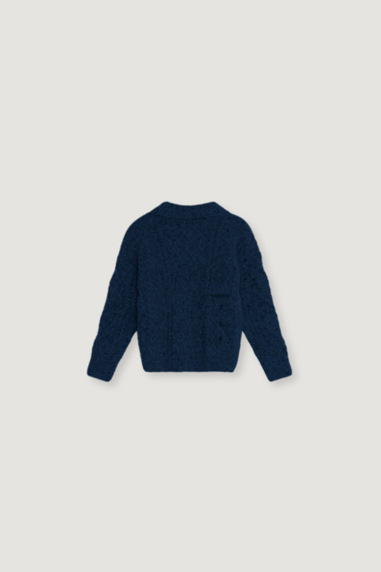 The New Society Solin Polo - Black Iris