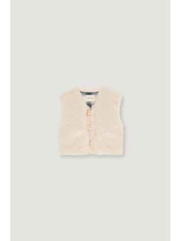 The New Society Haven Waistcoat - Whisper White