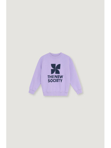 The New Society TNS Logo Sweatshirt - Violet Tulip