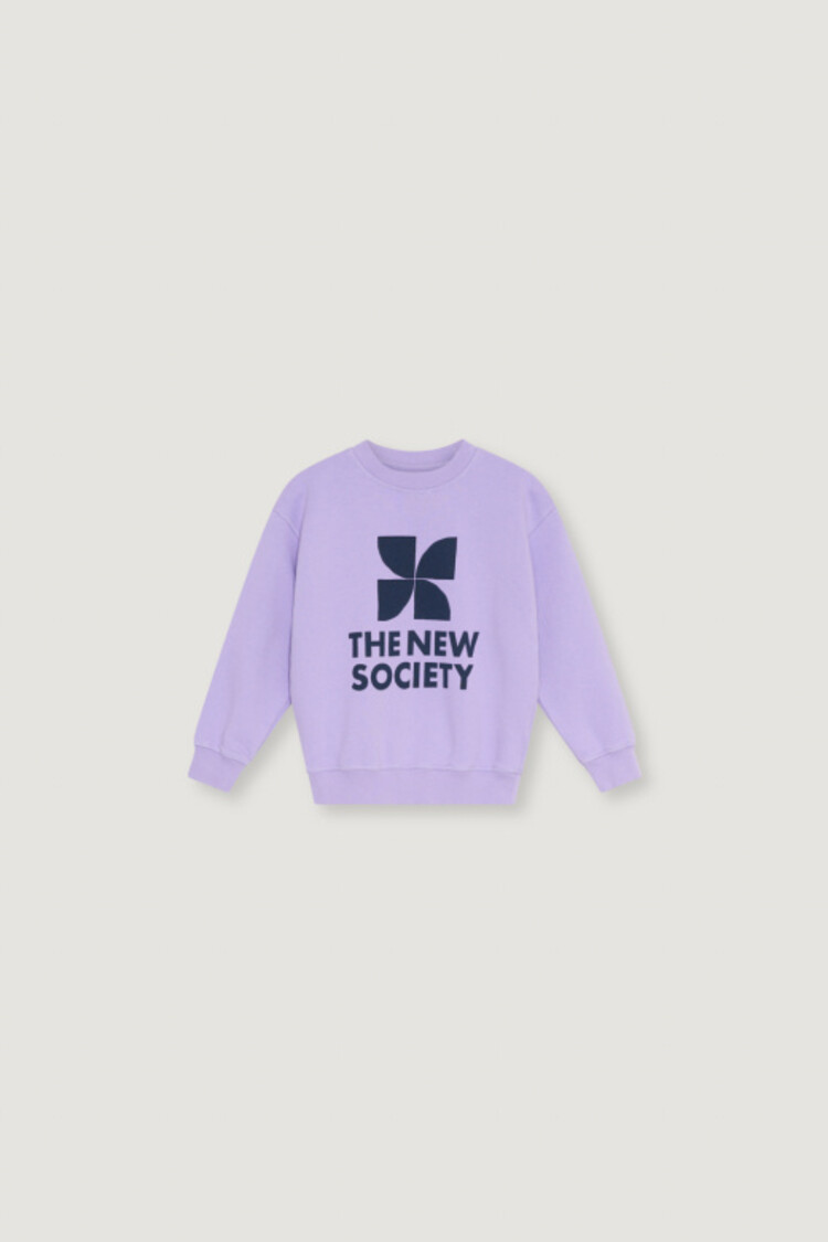 The New Society TNS Logo Sweatshirt - Violet Tulip