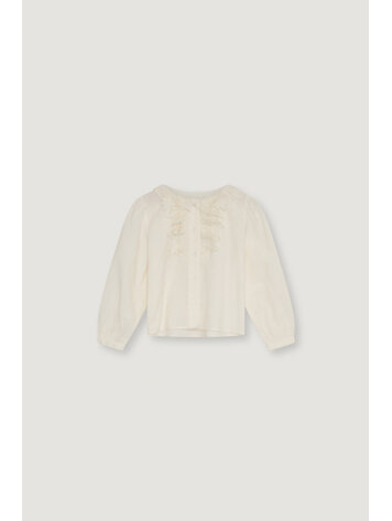 The New Society Soleil Blouse - Whisper White