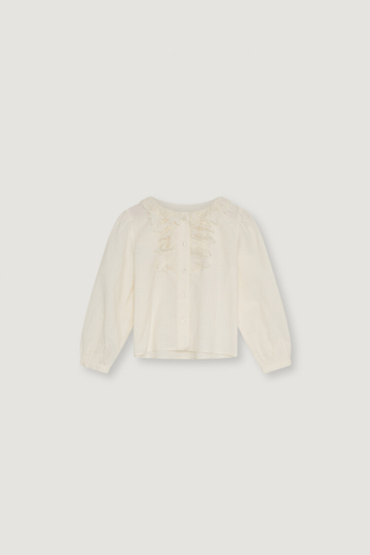 The New Society Soleil Blouse - Whisper White
