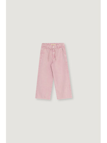 The New Society TNS Denim Wide Leg Pant - Mauve Orchid