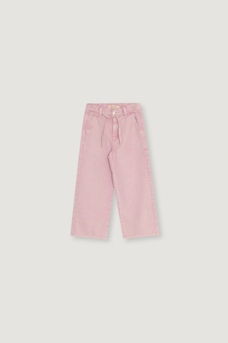 The New Society TNS Denim Wide Leg Pant - Mauve Orchid