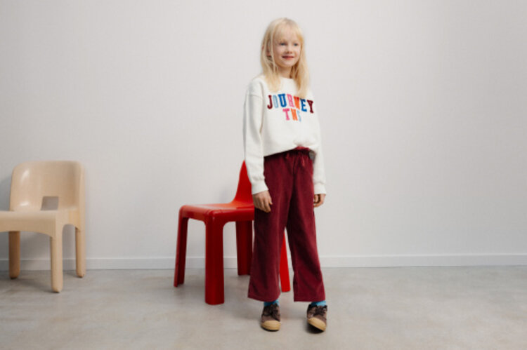 The New Society Dree Trouser - Rumba Red