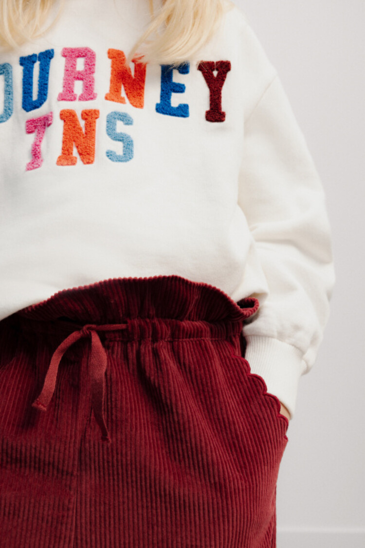 The New Society Dree Trouser - Rumba Red