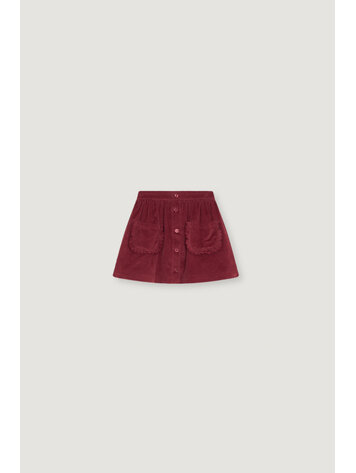 The New Society Dree Skirt - Rumba Red
