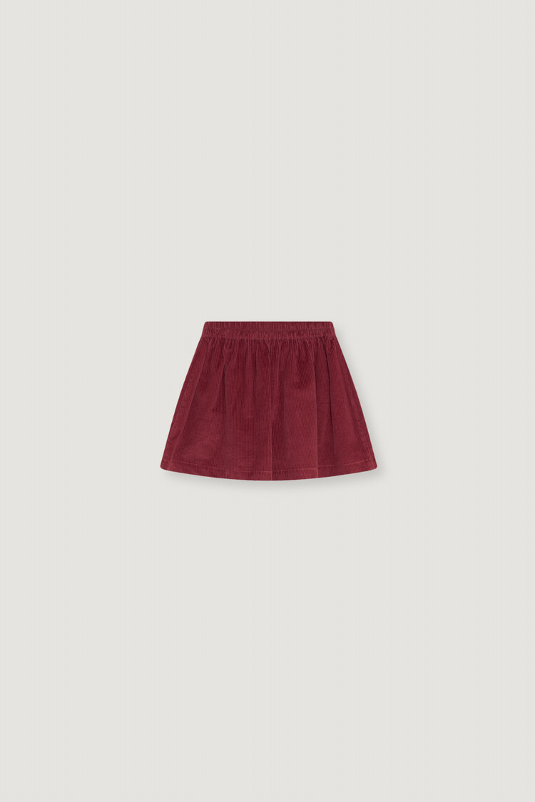 The New Society Dree Skirt - Rumba Red