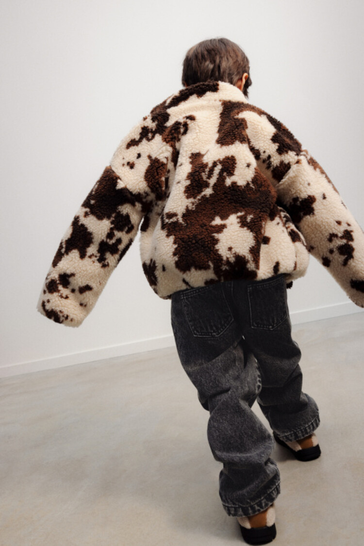 The New Society Wynn Jacket - Cow Print
