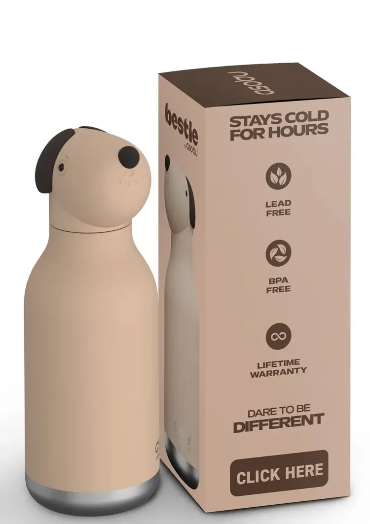 Asobu Beige Dog Bestie Bottle