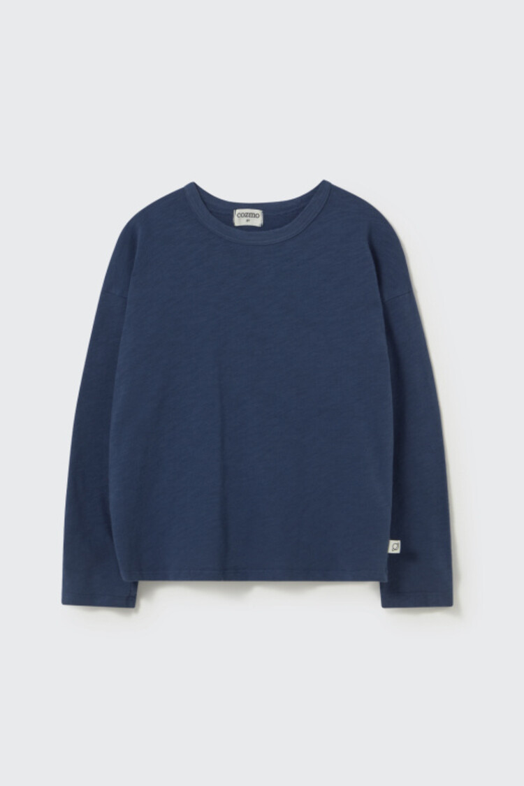 COZMO Basic Slub T-shirt - Navy