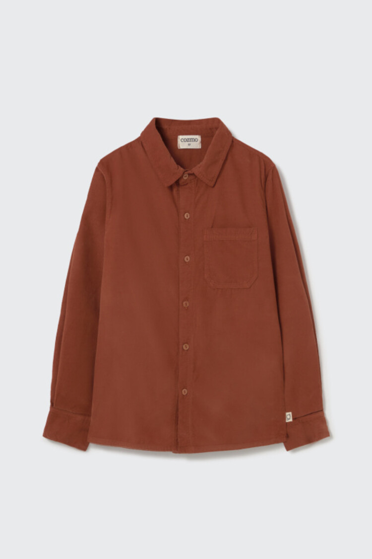 COZMO Turin Corduroy Shirt - Ginger