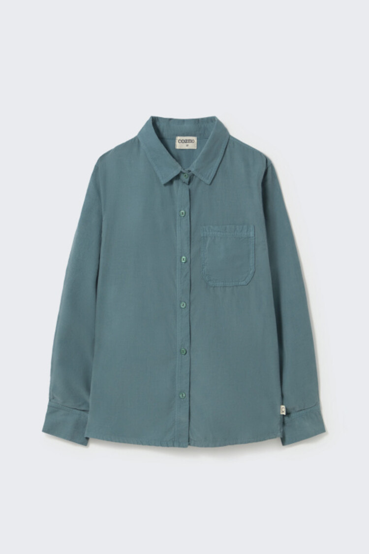 COZMO Turin Corduroy Shirt - Blue