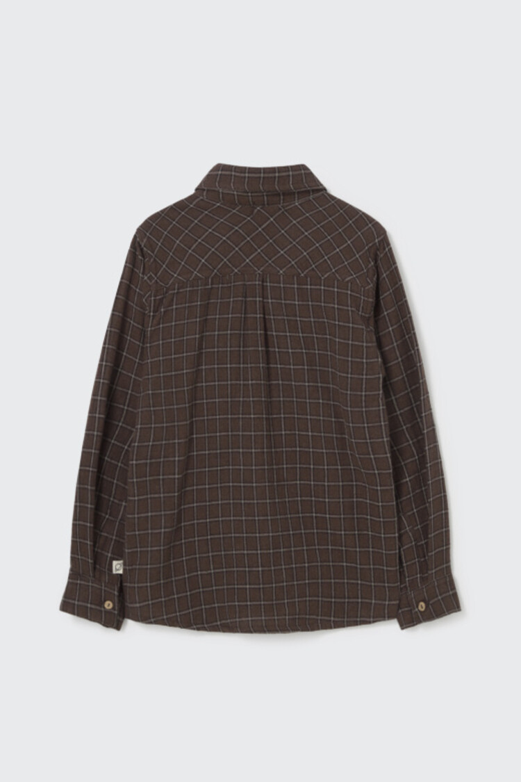 COZMO Turin Check Shirt - Brown