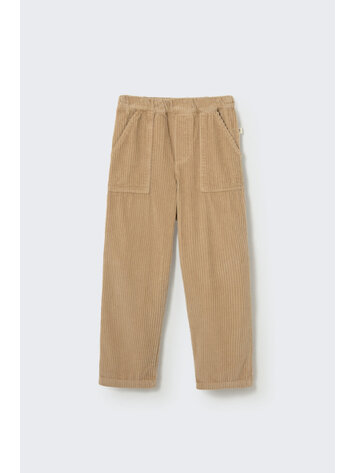COZMO Salem Wide Corduroy Pants - Stone