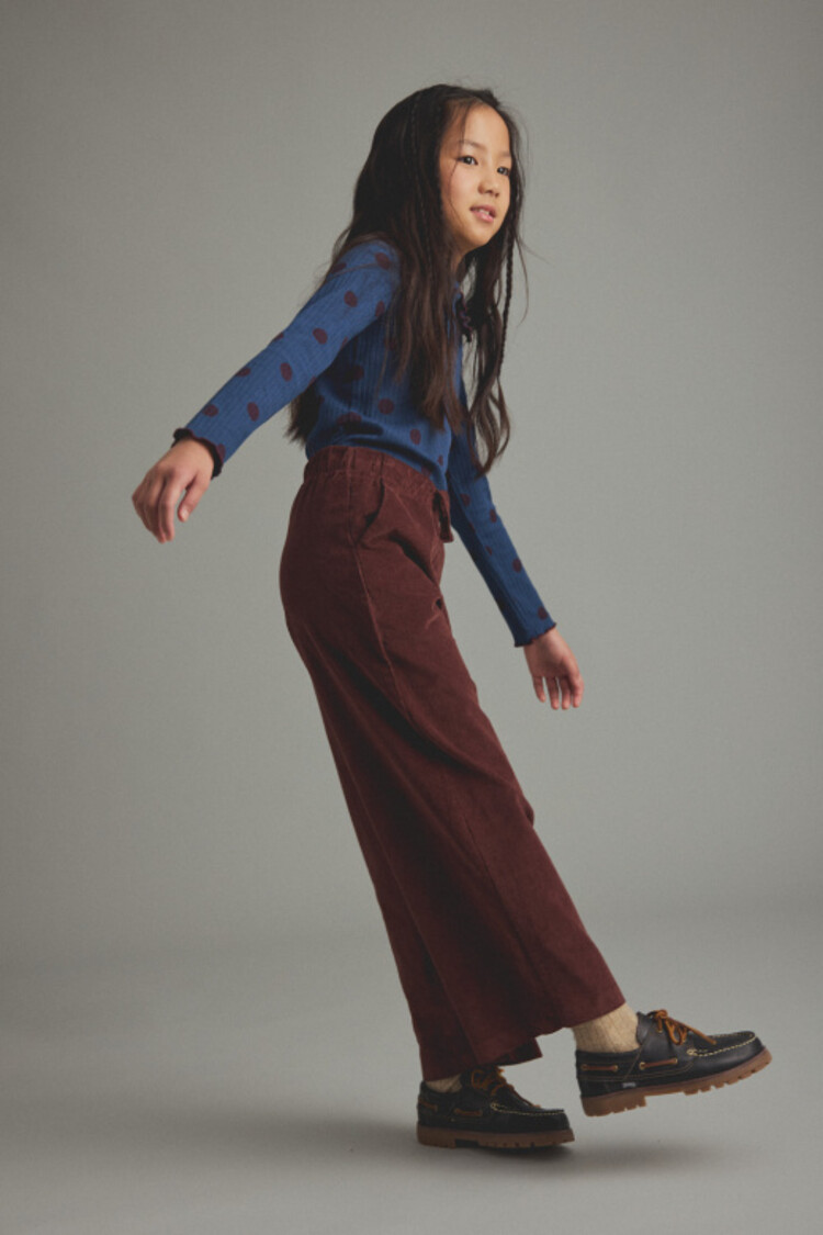 COZMO Arlet Wide Leg Pants - Chocolate