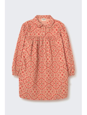 COZMO Nadia Corduroy Dress - Petal Floral