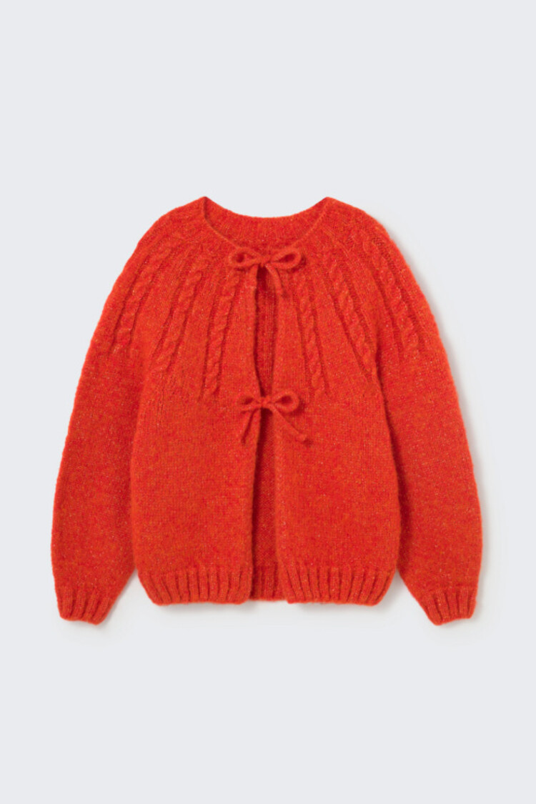 COZMO Loira Cardigan - Spicy Orange